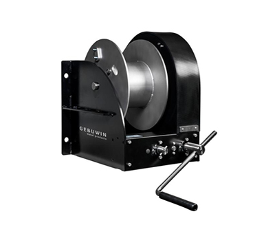 gebuwin ww type d/mr single drum marine worm gear winch