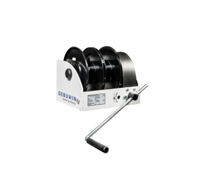 gebuwin ww type gr 2d double drum worm gear hand winch 250kg to 1500kg